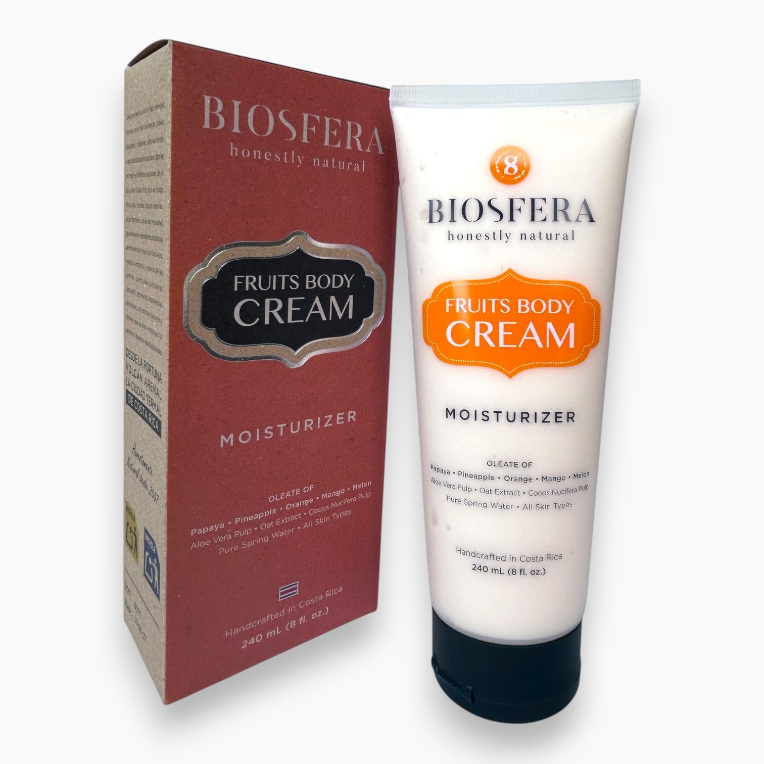 Crema para rostro y cuerpo de frutas tropicales