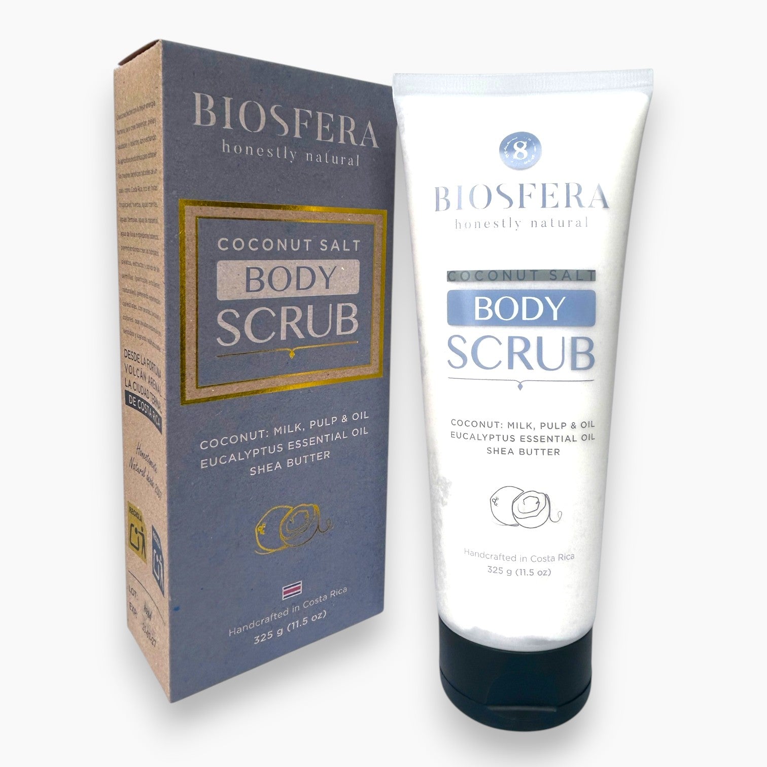 Exfoliante corporal con leche de coco y sal marina